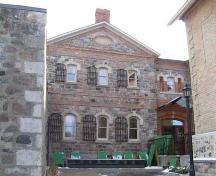 West elevation depicting the structure's Classic Revival architectural detailing.; Lindsay Benjamin, 2007.