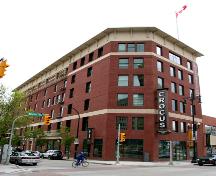 Primary elevations, from the southeast, of the Ashdown Store, Winnipeg, 2006; Historic Resources Branch, Manitoba Culture, Heritage, Tourism and Sport, 2006