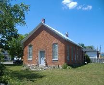 Image of the former Reformed Mennonite Meeting House at 269 Killaly Street West, Port Colborne; Photograph taken by Callie Hemsworth, Brock University, 2007