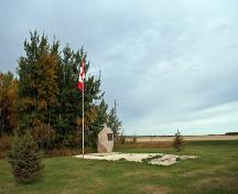 Vue d'ensemble - du sud-ouest du site de l'école Opawaka, région de Miami, 2006; Historic Resources Branch, Manitoba Culture, Heritage and Tourism, 2006