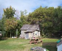 Contextual view, from the south, of the Torsky Cabin, Rossburn area, 2006; Historic Resources Branch, Manitoba Culture, Heritage and Tourism, 2006