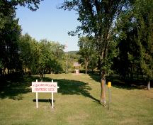 View of plaques at Tanner's Crossing, Minnedosa, 2006; Historic Resources Branch, Manitoba Culture, Heritage and Tourism, 2006