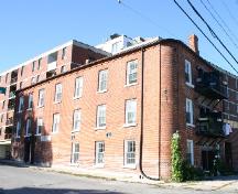 Corner of the Chalk Carriage Works at Cavan and South Streets, now converted to apartments.; Susan Schappert, 2007