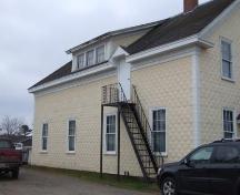 North elevation, Harmony Lodge #52, Aylesford, Nova Scotia, 2006.
; Heritage Division, NS Dept. of Tourism, Culture and Heritage, 2006