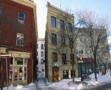 East elevation, from the southeast, of the Western Building, Winnipeg, 2006; Historic Resources Branch, Manitoba Culture, Heritage, Tourism and Sport, 2006