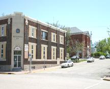Vue d'ensemble de l'emplacement de l'hôtel de ville de Boissevain, Boissevain, 2005; Historic Resources Branch, Manitoba Culture, Heritage, Tourism and Sport, 2005