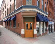 View of the storefront at the corner of King Street and Canterbury Street.; Commercial Properties Limited