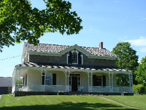 Front view of the John Green House