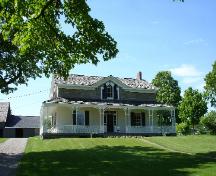 John Green House showing driveway and outbuildings in the rear.; RHI 2006