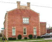 North facing elevation featuring corner quoins, 2003.; Department of Planning, City of Brantford, 2003.