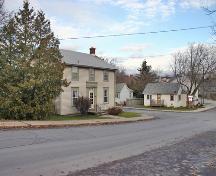 1 Baiden Street, establishing the context of its street corner, 2007.; Andrew Jeanes, Ontario Ministry of Culture