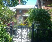 Wrought iron fence erected by Jonathan Neff at the time of Ingleside's construction.; Photograph by Callie Hemsworth, 2007.