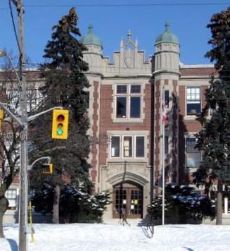 Main Entrance to Elizabeth Ziegler Public School