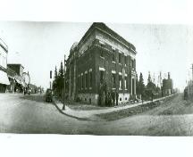Historical view of the Federal Building under construction in 1929.; Bibliothèque et Archives Canada / Library and Archives Canada, 1929.