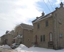 East facades of 395, 385, 365 and 345 Brock Avenue depicting the consistency of their design, 2007.; Lindsay Benjamin, 2007.