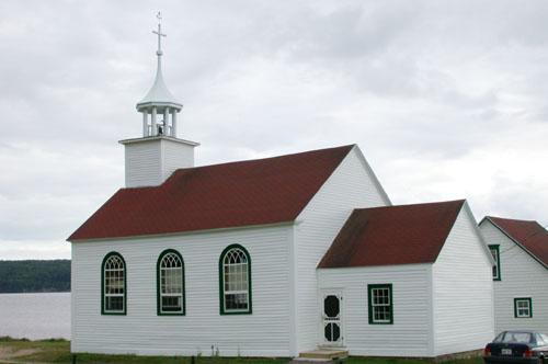 Side view of the building