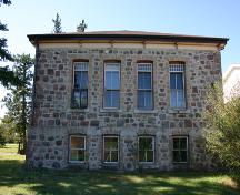 East elevation of Napinka School, Napinka, 2004; Historic Resources Branch, Manitoba Culture, Heritage, Tourism and Sport, 2004