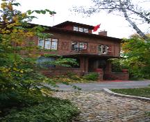 Façade principale - du nord de la maison Taylor, Portage-la-Prairie, 2005; Historic Resources Branch, Manitoba Culture, Heritage, Tourism and Sport, 2005