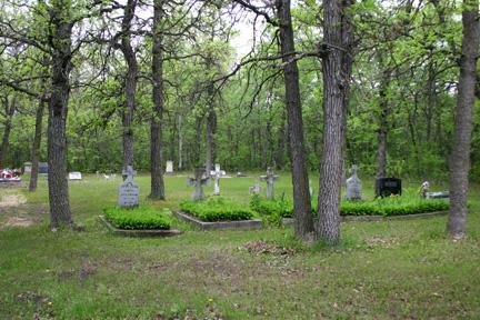 Vue du cimetière