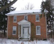 North facade depicting the structures Mennonite Georgian construction, 2007.; Lindsay Benjamin, 2007.