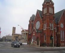 Featured are Park Baptist Church, the Public Library and Central Presbyterian Church, 2007.; Kayla Jonas, 2007.