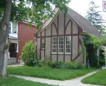 Featured are the 6 over 6 windows and rubble-stone walls.; Kayla Jonas, 2007.