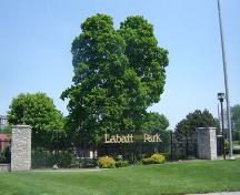 Of note is the park's name, which commemorates the contribution of the Labatt Family to the park.; Martina Braunstein, 2007