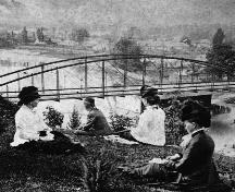 Featured is the view of Blackfriars Bridge from the Northwest bank of the Thames River.; City of London, Planning and Development Services, 2007.