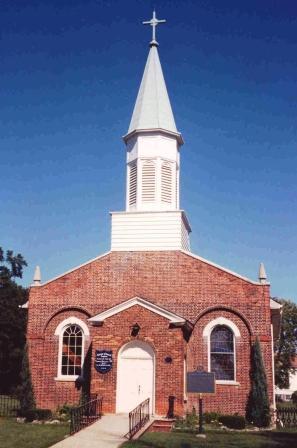 Front (west) façade of  Christ Church  n.d