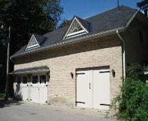 Of note is the gambrel roof with decorative dormer windows treatments.; Martina Braunstein, 2007.