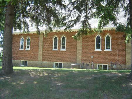 West Elevation, Conestogo United Church, 2007