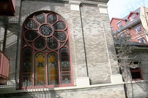 Chapel window detail