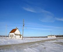 Vue d'ensemble - du sud-ouest de l'école Mowbray, région de Windygates, 2007; Historic Resources Branch, Manitoba Culture, Heritage, Tourism and Sport, 2007