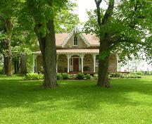 Front elevation through mature trees at McKinley House – 2006; OHT, 2006