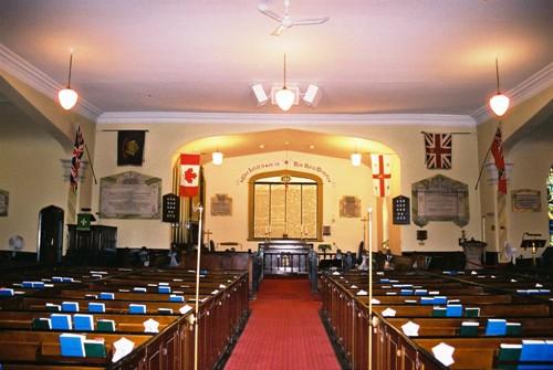 Interior view of Old St. Paul's Church – nd
