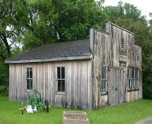 Vue en perspective de la forge, Cartwright, 2005; Historic Resources Branch, Manitoba Culture, Heritage, Tourism and Sport, 2005