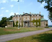 Overall view of the front façade; Province of New Brunswick