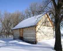 Primary elevation, from the south southwest of Satterthwaite House, McCreary area, 2005; Historic Resources Branch, Manitoba Culture, Heritage, Tourism and Sport, 2005