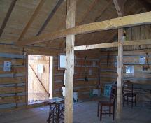 Interior view of the northwest corner of Satterthwaite House, McCreary area, 2005; Historic Resources Branch, Manitoba Culture, Heritage, Tourism and Sport, 2005