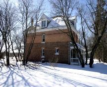View, from the north, of the main elevations of the Stuart House, Selkirk, 2005; Historic Resources Branch, Manitoba Culture, Heritage, Tourism and Sport, 2005