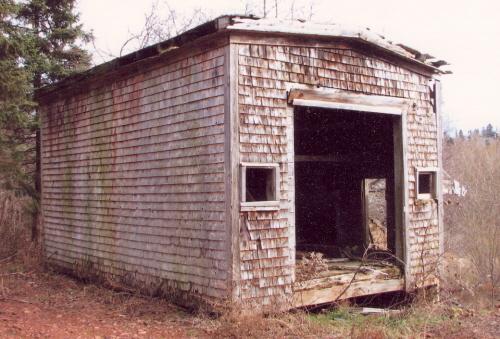 Showing kiln before renovation - west side