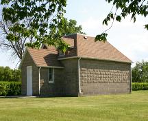 Primary elevations, from the northeast, of Tenby School, Tenby, 2006; Historic Resources Branch, Manitoba Culture, Heritage, Tourism and Sport, 2006