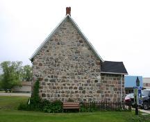 Façade ouest de l'église anglicane Christ, Cartwright, 2005; Historic Resources Branch, Manitoba Culture, Heritage, Tourism and Sport, 2005