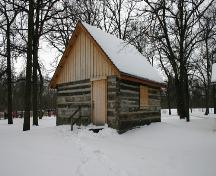 Vue du nord-est de la maison Sexsmith, Carman, 2005; Historic Resources Branch, Manitoba Culture, Heritage, Tourism and Sport, 2005