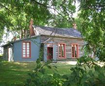 Featured is the timber construction of Wood Cottage.; Lyndsay Haggerty, 2007.