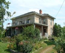 Front of Campbell-Pine House.; Haldimand County date unknown
