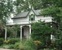 Of note is the clapboard construction and symmetrical composition.; Martina Braunstein, 2007.