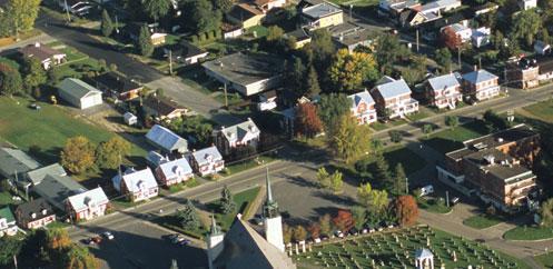 Vue aérienne