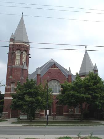 Façade, Dundas Centre United Church, 2007