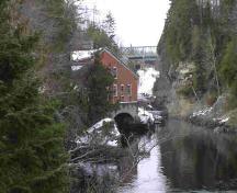Vue de la gorge du pont inférieur aux chutes; Norma Stewart